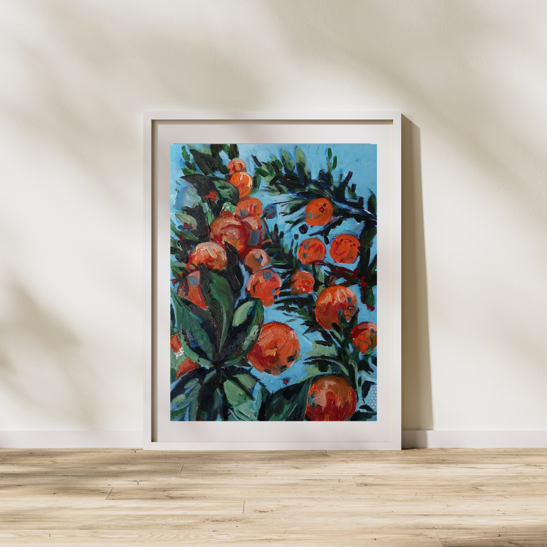 Tangerine Dream - Oil Paint on Canvas