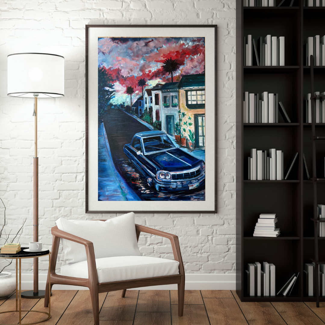 Last Light in the West - Original Acrylic Painting