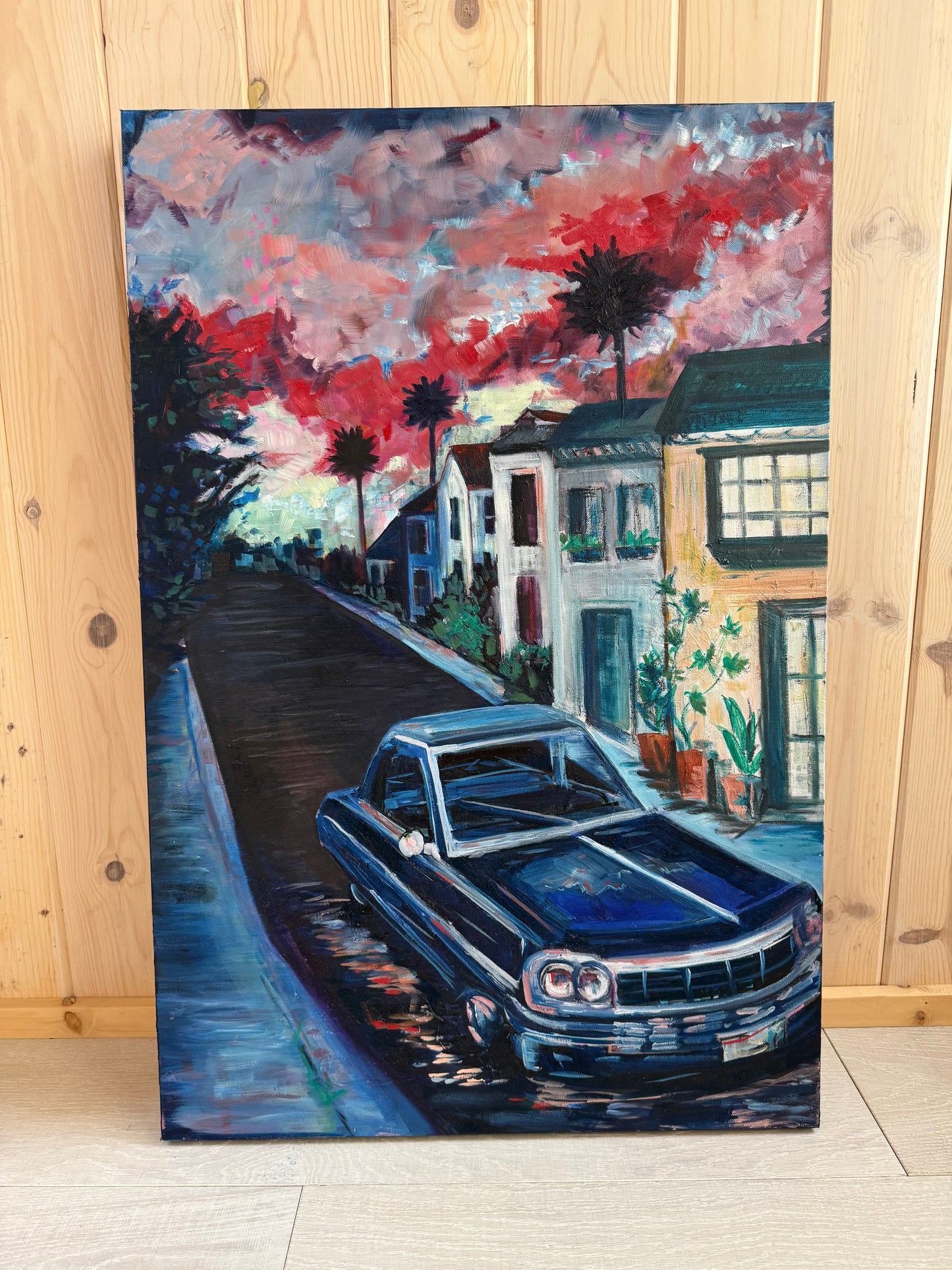 Last Light in the West - Original Acrylic Painting