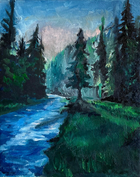 Forest in Oils